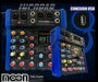 Moon MX4 Mixer Console with 4 Channels and Bluetooth - 99 Effects 2