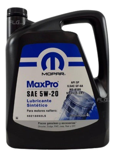 Mopar MaxPro 5W20 Oil 4 Liters 0