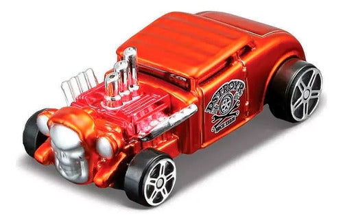 Maisto Burnin' Key Cars - Colorful Key-Driven Mini Cars 4