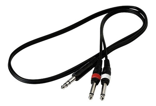 Warwick 6.5ST Male Stereo to Mono Cable 1m RCL 20921 D4 0