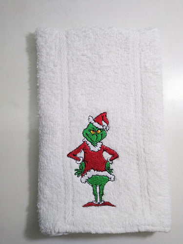 QS Christmas Hand Towel Embroidered 0