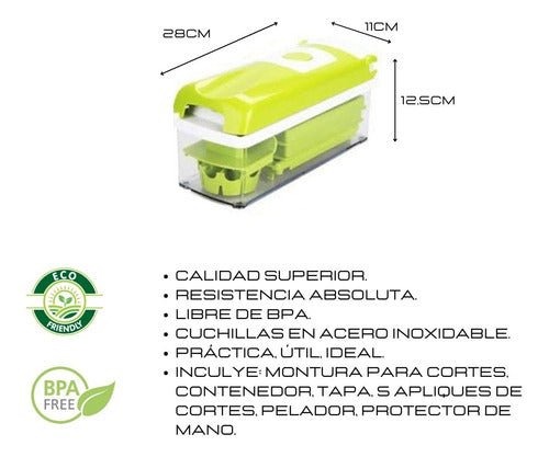 Cortador Múltiple Mandolina Rallador Pettish Online Cg 1