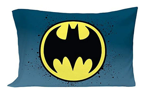 Warner Bros. Batman - Blue Yellow and Gray Toddler Bed Set 4