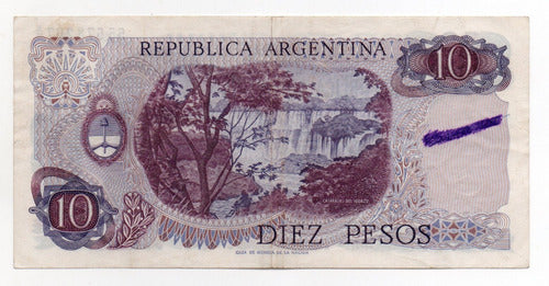 Billete Argentina 10 Pesos Ley Bottero 2339 Mancini Gruneise 1