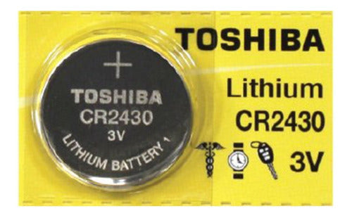 Toshiba CR2430 Lithium Battery - Electroimporta 1