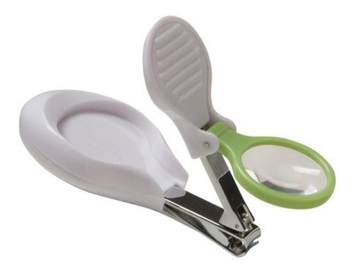 Safety Nail Clipper with 5x Magnifying Glass Baby Nail Cutter 2