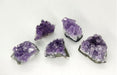 Set of 3 Small Amethyst Druzy Clusters - Sacred Flame 0