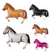 Pack 5 Globos Caballo Metalizados Cuerpo Entero De 80cm 0