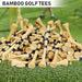 Huaen Golf Tees Bamboo Tees 150 Pack 3-1/4 Inch 1