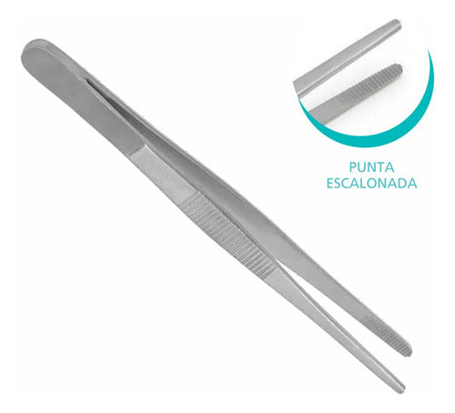 Pinza Disección Sin Dientes 20cm 1