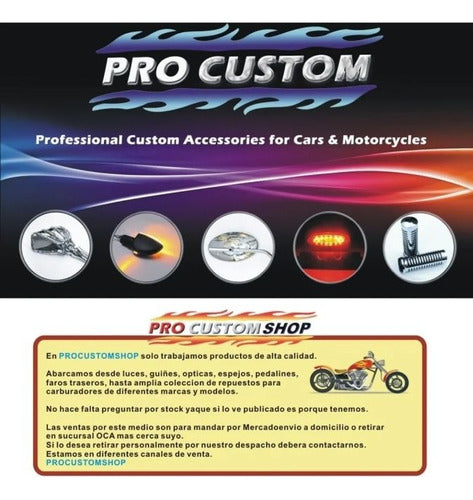 PROCUSTOM Manchon Taco Maza Rueda Suzuki GS550 GS650 GS 700 750 GS1000 3