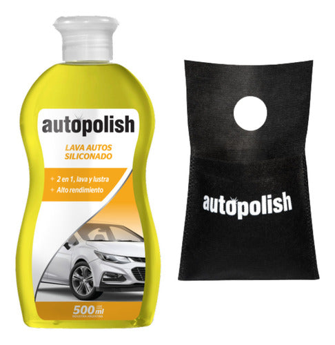 Autopolish Shampoo Lava Auto Siliconado 500 Ml + Regalo 0