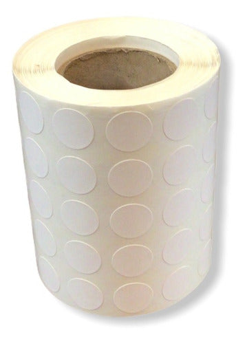 Label Trax Round Label 15mm - Roll of 5,000 Labels with 5 Bands 0