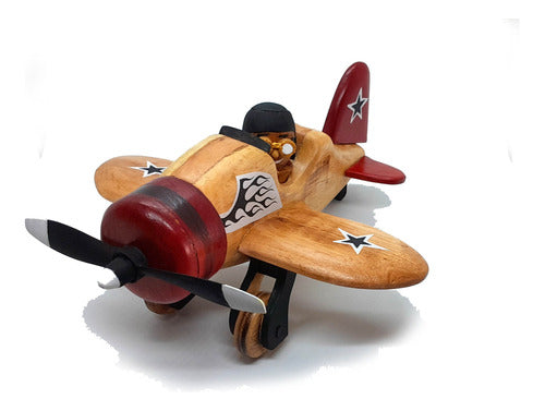 Wooden Glow Plane Scale Model Aircraft 0