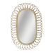 Intrenda Rattan Oval Mirror Sang Living Decorative 51x76cm 0