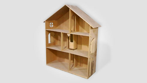 PasaTiempo Wooden Dollhouse with Elevator 0