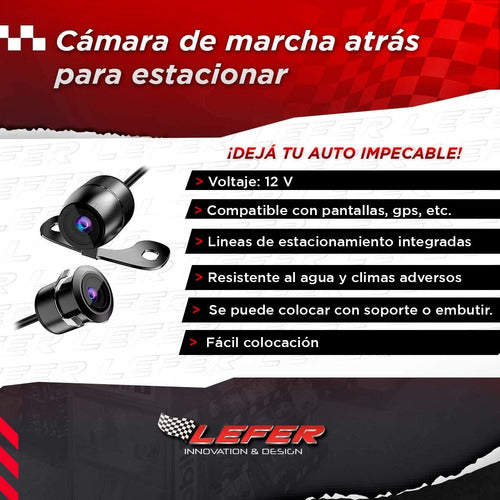 Lefer Universal Backup Camera for Parking NTSC 1