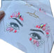 Holographic Strass Face Sticker 0