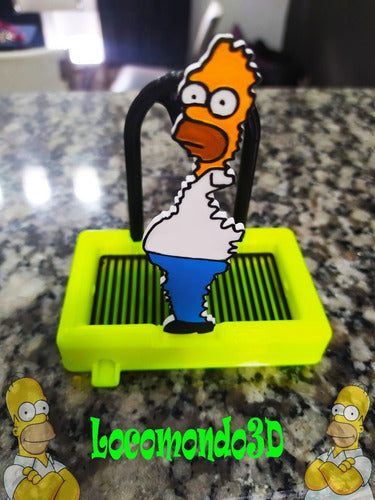 Divertido Porta Esponja Homero Simpson Deco Locomondo3d 2