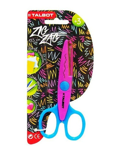 Talbot Scissors with Shapes 14 cm Various Models for School 0