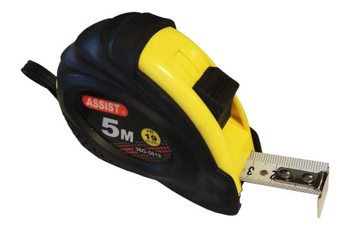 Assist 5m Professional Ergonomic Tape Measure with Double Brake 1