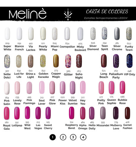 Meliné 6 Semi-Permanent Nail Polishes with Cuticle Nippers and Removers 5