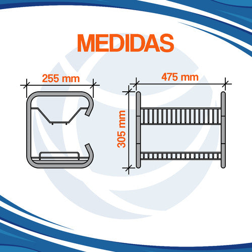 Fark Chrome Dish Drainer for Kitchen Counter 3