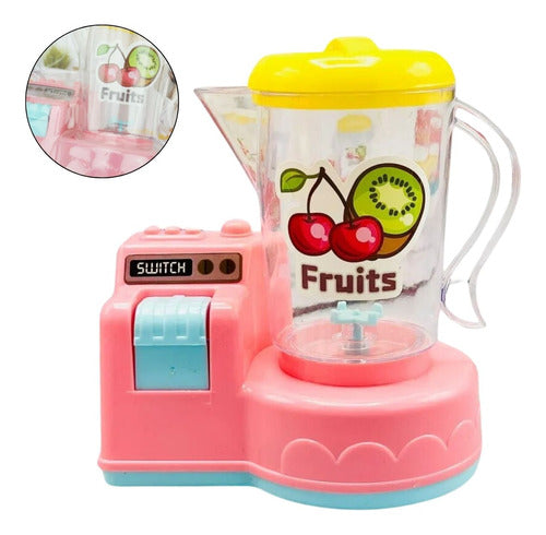 Brinquedo Mini Liquidificador Infantil Cozinha Fricção Mexe 0