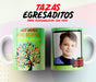 Imprimi Kits Plantillas Tazas Egresaditos 2023 Diseños Foto Sublimar #2 3