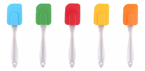 Kit of 1 Silicone Spatula + 4 Cleaning Sponges for Kitchen 2