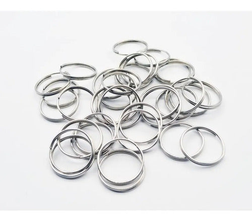 Set of 500 6mm ZAMAC Metal Rings for Lingerie and Crafts 0