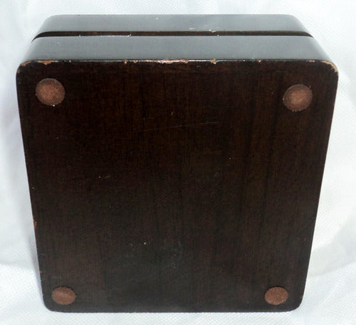 Antigua Caja Estuche De Madera De Reloj Longines Efco B100 7