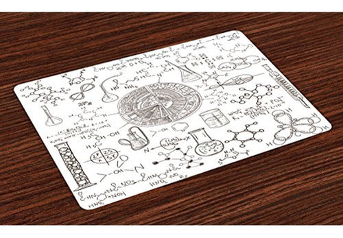 Ciencia Arable Place Mats Tema De Ciencia Dibujado A Mano Es 0