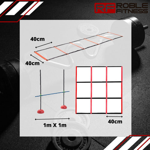 Coordination Barrier Kit + Ladder Training Quadrilateral 1