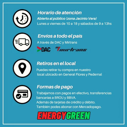 Energygreen Inverter 12V-220V Pure Sine Wave 1000W 2