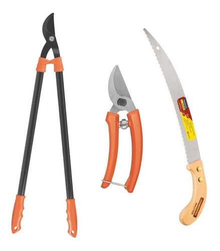 Tramontina Gardening Kit Combo Scissors X2 + 12" Pruning Saw 0