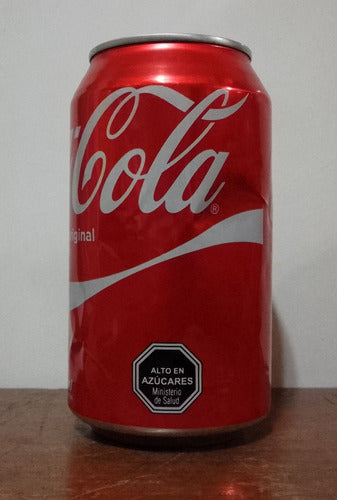 Lata Coca Cola 2018 350ml Chile Vacía Detalles 3