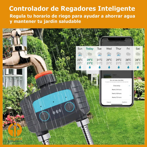 Gisfeel Smart Bluetooth Tuya 2-Way Automatic Irrigation Programmer 4