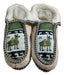 Men's Closed Toe Alpaca Wool Knitted Slippers Sheepskin Lined 40-44 7