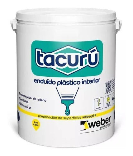 Enduido Plástico 1 Litro Interior Tacurú ( Weber ) 0