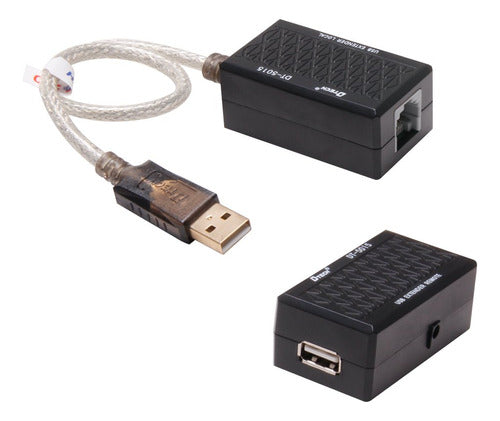 Dtech USB Extension Adapter to RJ45 Cat5 Ethernet Connection 200m 0