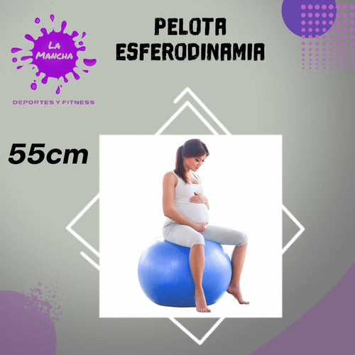 KRV Pelota Esferodinamia 55 Pilates Yoga Rehabilitación Fitball 5