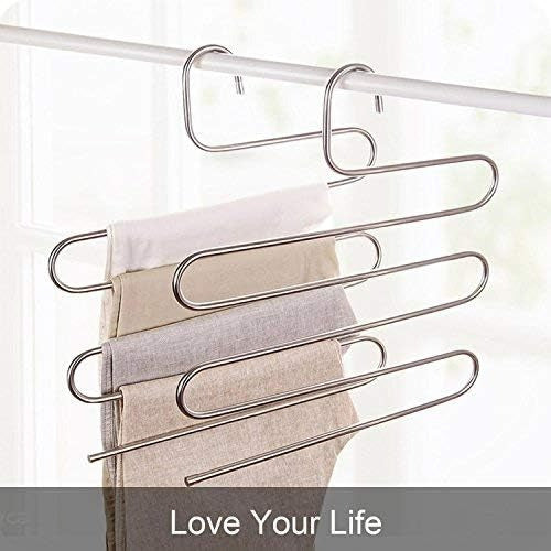 5-in-1 Pant Hanger Organizer for Jeans & Clothes 2