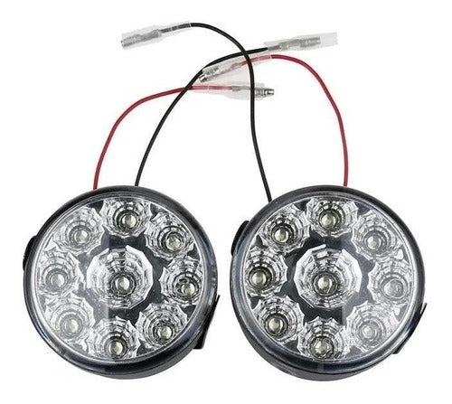 Par Faro X2 Led 9 Led Faro Aux Led Auto,moto,utv,4x4 3