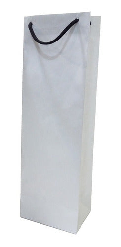 Reinforced Wine or Champagne Single Bottle Bags Plain 5