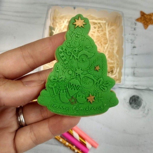 Stamp Christmas Tree M3 with Fondant Cookies Cutter 1