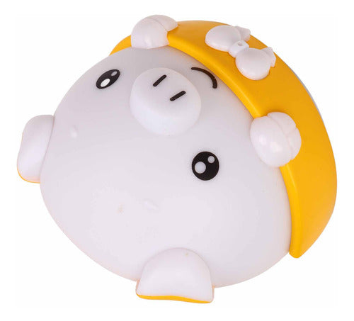 Controle Remoto Night 2.5w Up And Down Lighting Cute Piggy 6