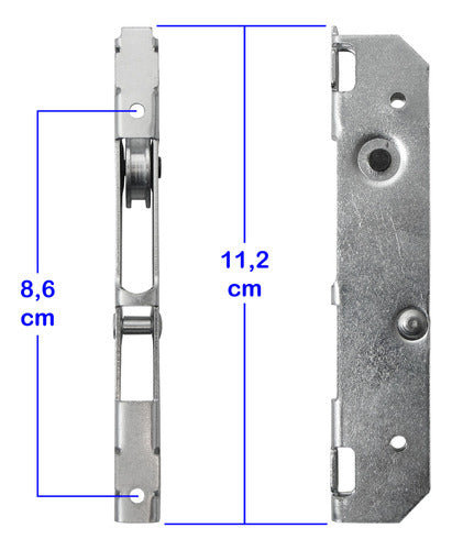 Par De Bisagras Originales Longvie + Rodamientos Y Tornillos 4