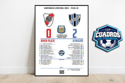 Poster Almagro Vs River Plate 0