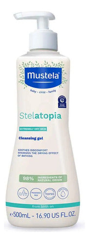 Gel Lavante Mustela Stelatopia Pele Ressecada  Atópica 500ml 0